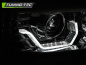 Preview: 3D LED Angel Eyes Scheinwerfer für BMW 3er E90/E91 05-08 chrom mit LED Blinker